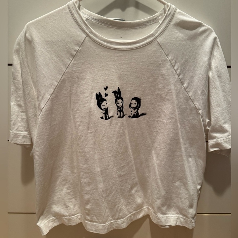 White Graphic Tee